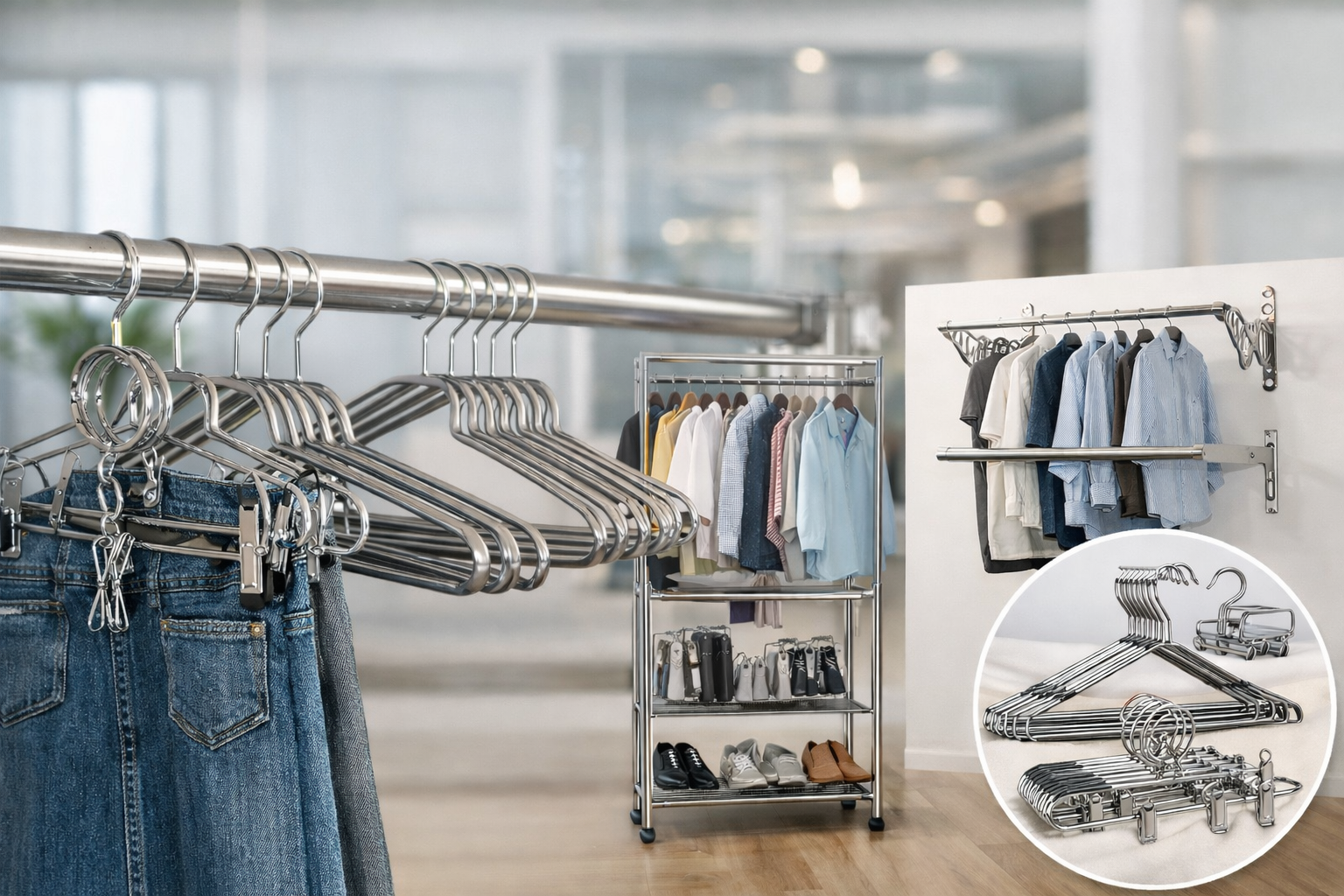 Những Mẫu Móc Treo Quần Áo Inox HOT Nhất Hiện Nay Tại Inox Hà Thọ